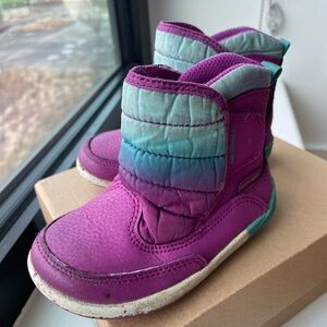 Merrell Toddler Boots size 7.5 Purple and Teal